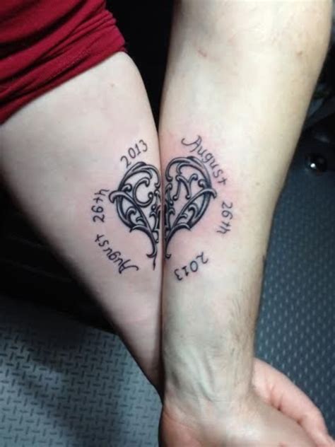 meaningful husband and wife tattoos|25+ Dynamic Husband and Wife Tattoo Inspirations